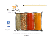 Tablet Screenshot of carriedawayfoods.com